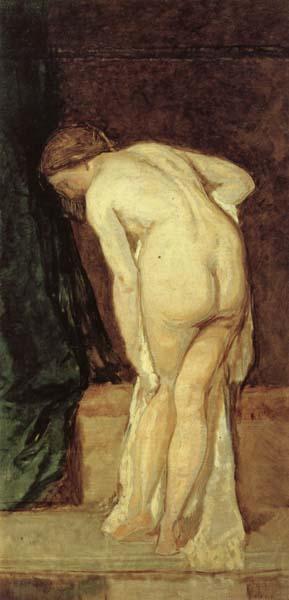 Eduardo Rosales Gallinas Female Nude Spain oil painting art